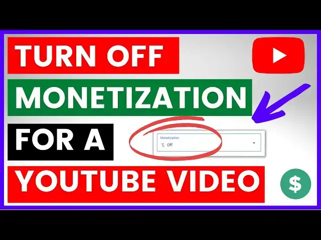 Video thumbnail for How To Turn Off Monetization On A Specific YouTube Video?
