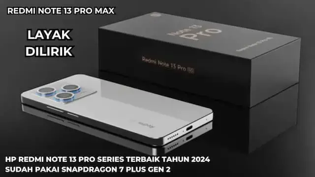 Video thumbnail for SERIES NOTE PALING BERTENAGA! REDMI NOTE 13 PRO MAX INDONESIA | INILAH SPESIFIKASI DAN HARGA