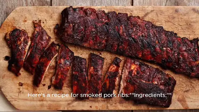 Video thumbnail for smoked ribs recipe