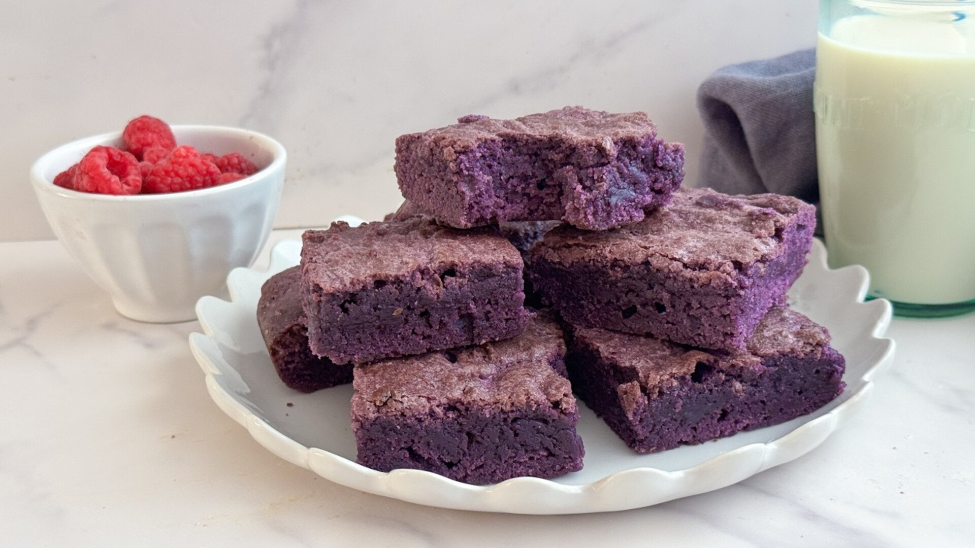 Video thumbnail for Fudgy Ube Brownies Recipe