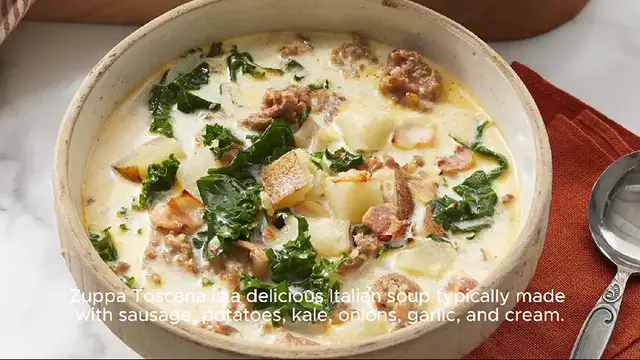 Video thumbnail for zuppa toscana recipe