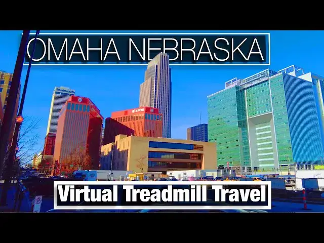 Video thumbnail for City Walks - Omaha Nebraska Virtual Treadmill Travel Tour - Virtual Walking Tour and Workout