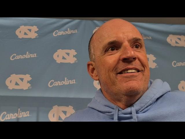 Video thumbnail for #UNC coach Scott Forbes and center fielder Owen Hull after victory over N.C. A&T