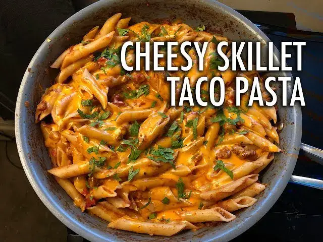 Video thumbnail for Cheesy Skillet Taco Pasta Recipe | Cooking Basics and Essentials Ep. 10 | Cooking with Anadi