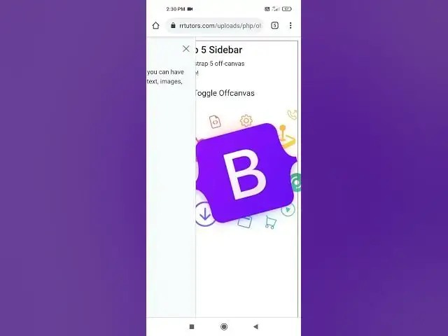 Video thumbnail for #Bootstrap5 features - accordian, offcanvas, RTL support