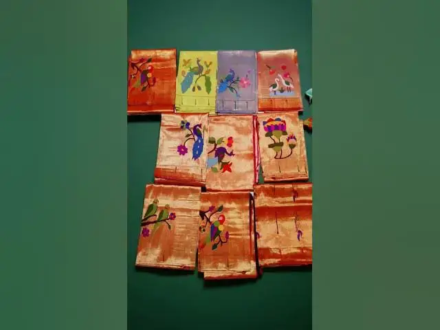 Video thumbnail for Paithani blouses, dupattas and lehenga #paithani #lehenga #blouse #blousedesign