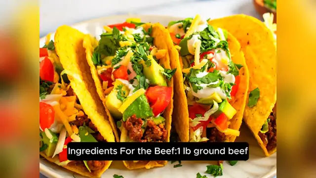 Video thumbnail for Savory Beef Tacos A Flavorful Fiesta in Every Bite