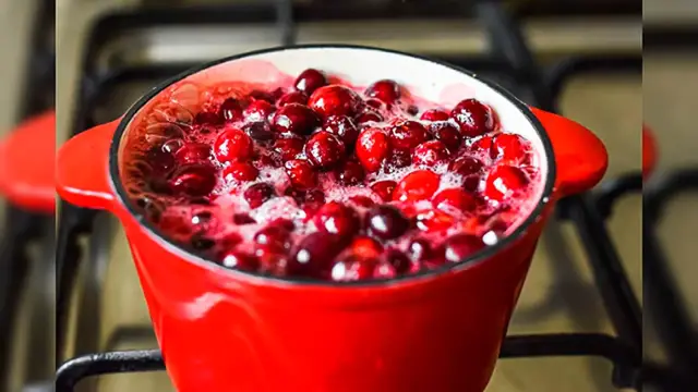 Video thumbnail for Easy Homemade Cranberry Sauce Recipe