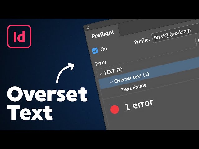 Video thumbnail for How to Fix Overset Text in InDesign