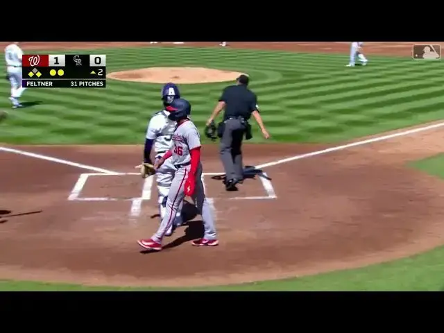 'Video thumbnail for Victor Robles CRANKS a RBI Single! | Washington Nationals | 4/9/2023'