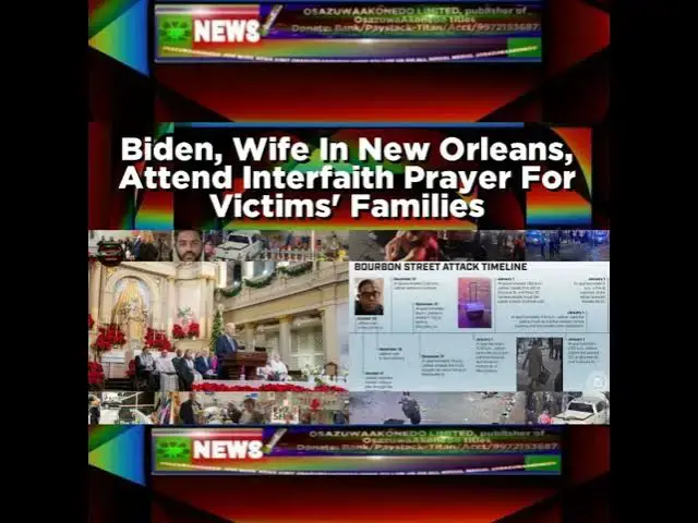 Video thumbnail for Biden, Wife In New Orleans, Attend Interfaith Prayer For Victims' Families