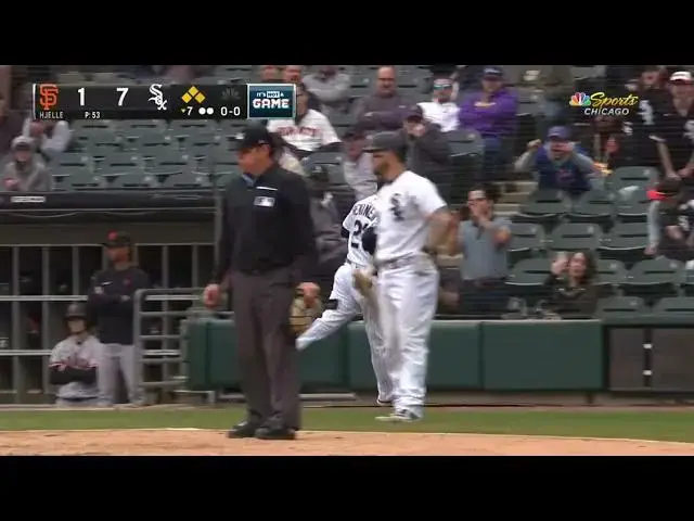 'Video thumbnail for Gavin Sheets BELTS a Two-Run Single! | Chicago White Sox | 4/5/2023'