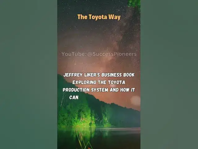 Video thumbnail for The Toyota Way