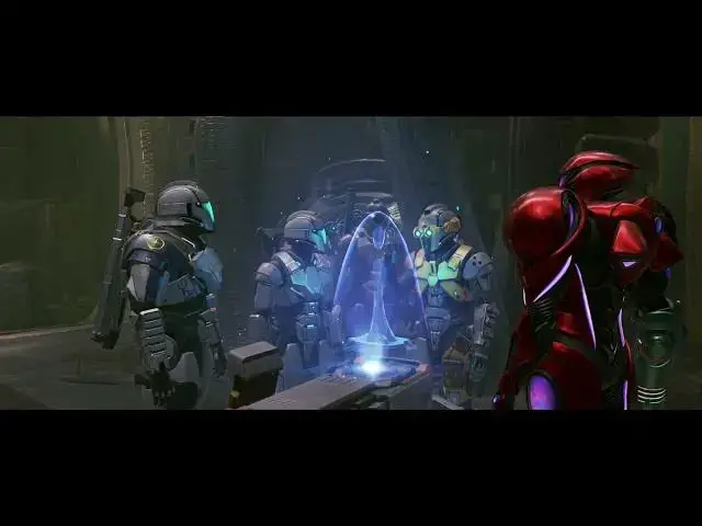 Video thumbnail for Metroid Prime 4 - Base Camp: Myles Mackenzie Fixes Golem Mech Betsy Cutscene | Psychic Beam Upgrade