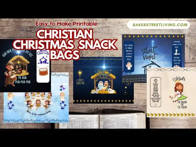 'Video thumbnail for Easy to Make Wree Printable Christian Christmas Snack Bags'