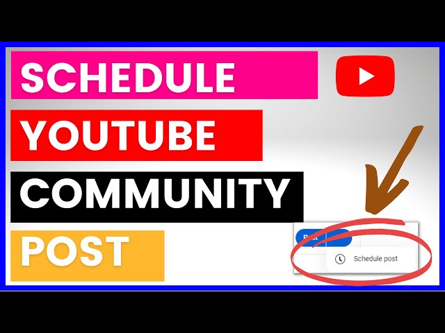 Video thumbnail for How To Schedule A Community Post On YouTube? [in 2025]