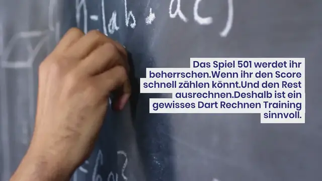 Video thumbnail for Beim Dart richtig rechnen