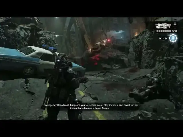 Video thumbnail for Gears of War: E-Day - Act 3 Ch 3: Chairman Tomas Dalyell Emergency Broadcast "New Enemy The Locust"
