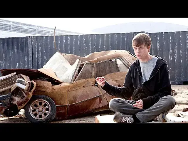 'Video thumbnail for WITH one HAND, he was able to CRUMPLE the CAR into a BALL'