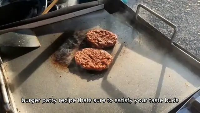 Video thumbnail for Burger Patty Recipe