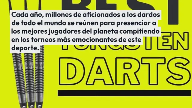 Video thumbnail for Guía De Los Torneos De Dardos Más Importantes De La PDC