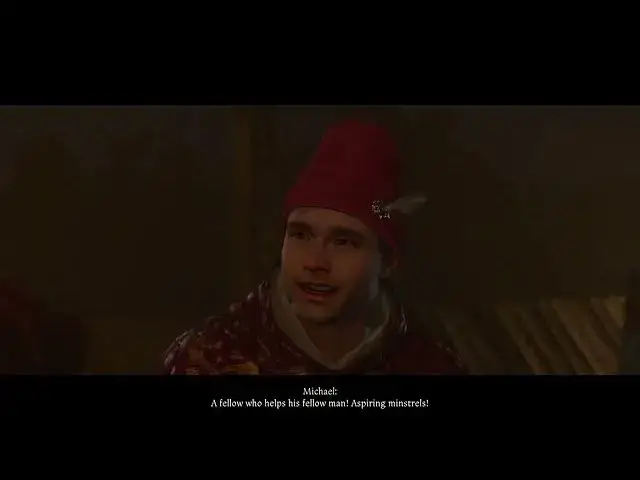 Video thumbnail for Kingdom Come Deliverance 2 - Troubadours: Henry Meets George and Michael (Poets) Lute Help Dialogue