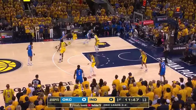 'Video thumbnail for #1 THUNDER at #4 PACERS | NBA FINALS GAME 6 HIGHLIGHTS | June 19, 2025'