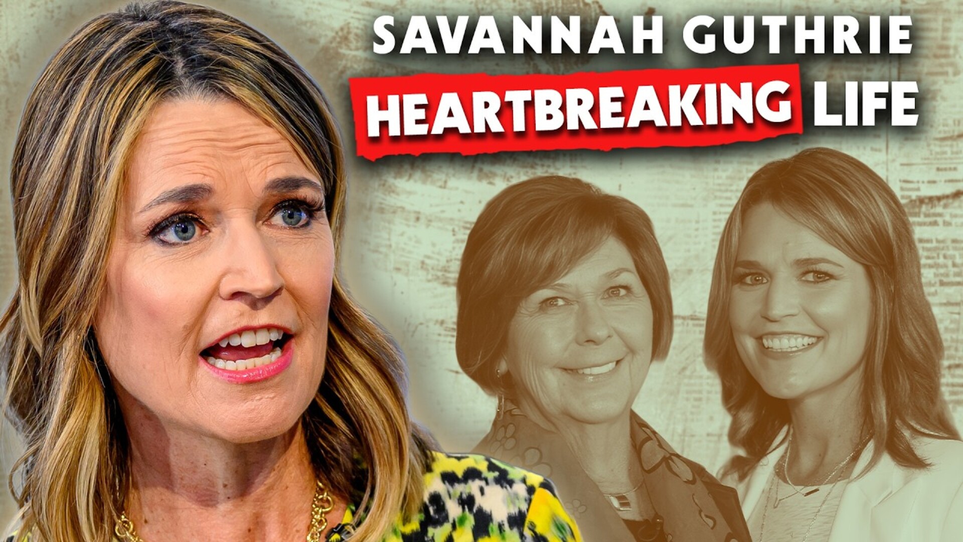 Video thumbnail for Tragic Details About Today Co-Anchor Savannah Guthrie