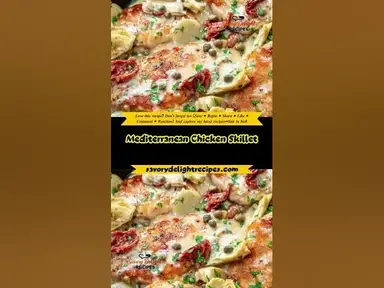 'Video thumbnail for Mediterranean Chicken Skillet'