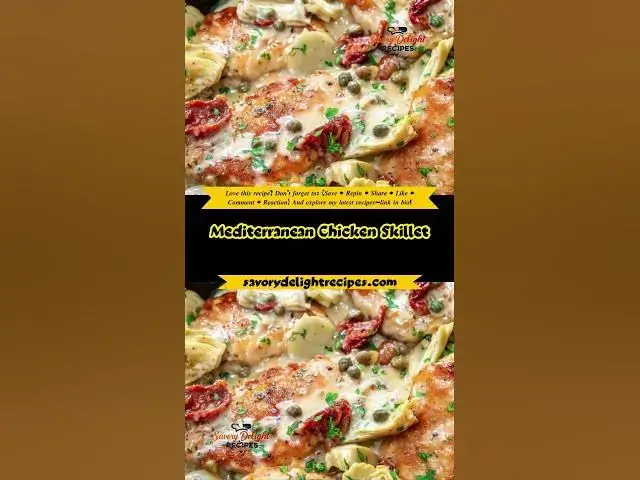 'Video thumbnail for Mediterranean Chicken Skillet'