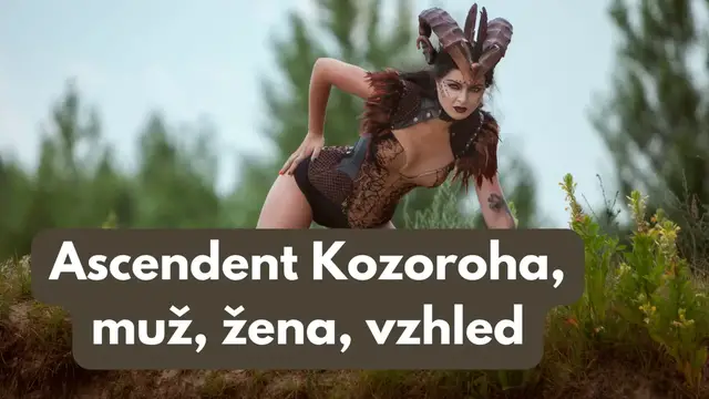 Video thumbnail for Ascendent Kozoroha, muž, žena, vzhled
