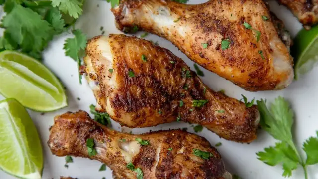 'Video thumbnail for Southwest-Spiced Air Fryer Chicken Legs Recipe'