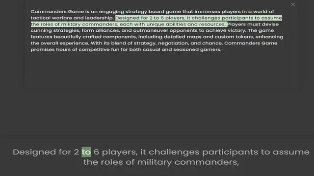 Video thumbnail for Commanders Game is an engaging strategy board game that immerses players in a world of tactical warfare and leadership. Designed for 2 to 6 players, it challenges participants to assume the roles of military commanders, each with unique a