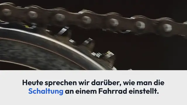 Video thumbnail for Schaltung einstellen