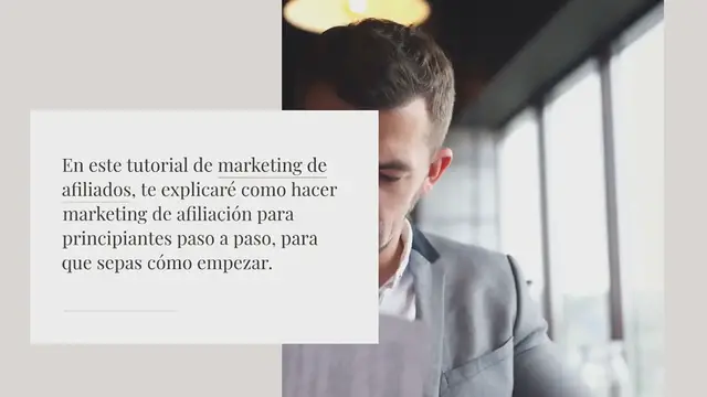 Video thumbnail for Tutorial de Marketing de Afiliados para Principiantes [Paso a Paso]
