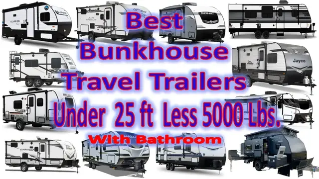 Video thumbnail for Best Bunkhouse Travel Trailers Under 25 Feet Under 5000 Pounds 🥇