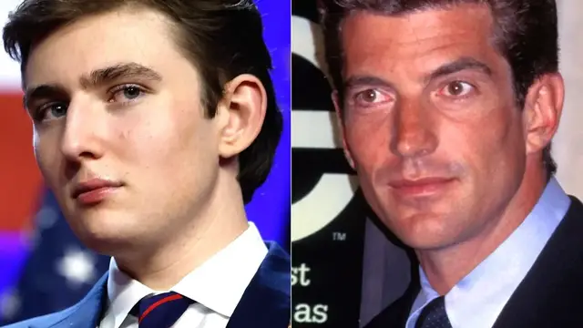 Video thumbnail for The Real Reasons So Many People Compare Barron Trump To JFK Jr.