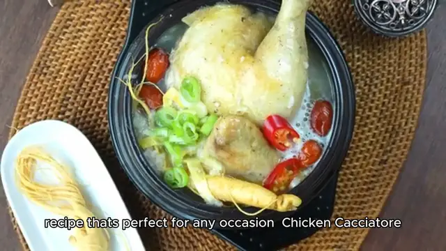 Video thumbnail for Chicken Cacciatore Recipe