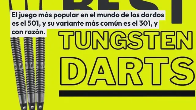 Video thumbnail for ¿Cómo Jugar A Los Dardos 301?