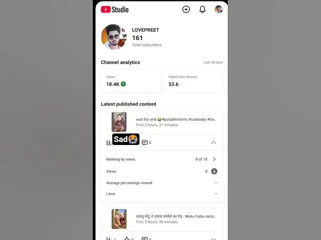 Video thumbnail for #sad