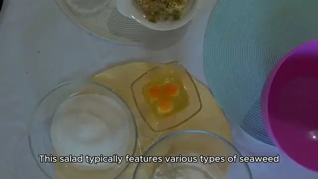 Video thumbnail for seaweed salad recipe