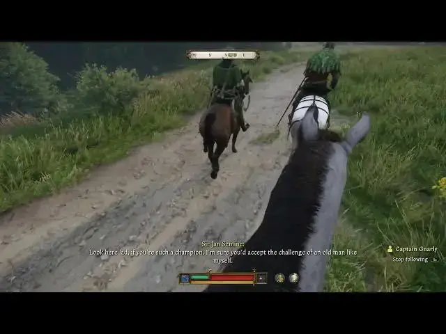 Video thumbnail for Kingdom Come Deliverance 2 - The Jaunt: Meet Gnarly and Lord Semine In The Courtyard | Horseback