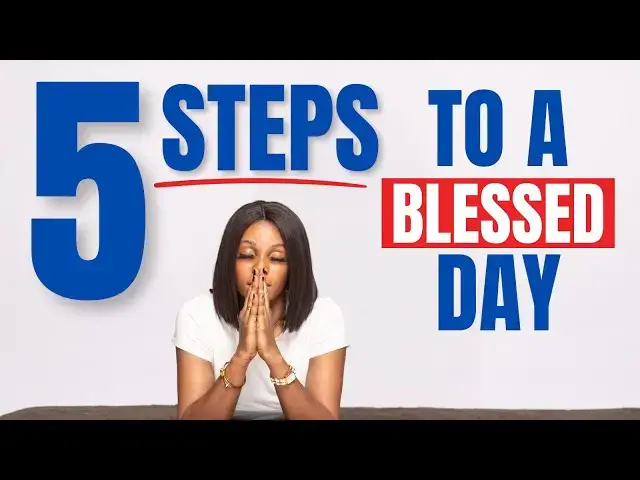 Video thumbnail for SPECIAL MORNING PRAYER  |  5 UPLIFTING STEPS | TO BEGIN YOUR DAY BETTER