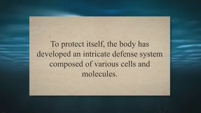 Video thumbnail for Structure and Function of Cells in the Bodys Defense System