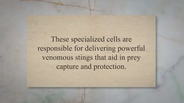 Video thumbnail for Cnidarians and their unique stinging cells