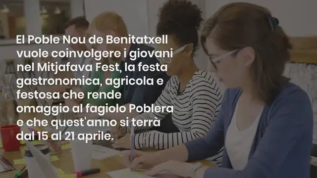 Video thumbnail for Benitatxell lancia il suo primo concorso di poster per il Mitjafava Fest 2024 con l'obiettivo di coinvolgere i giovani: