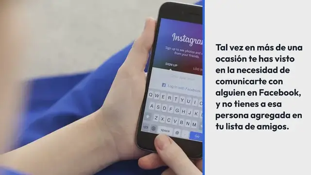 Video thumbnail for Cómo enviar un mensaje por Facebook sin ser amigo