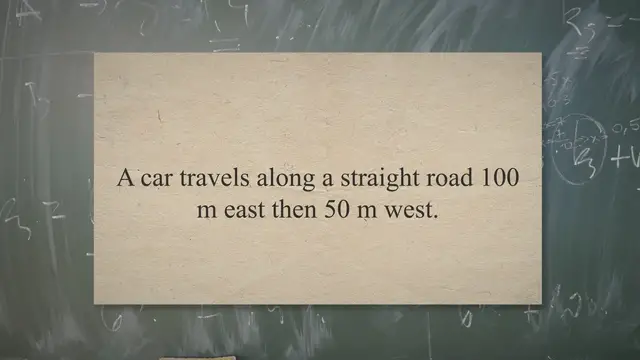 Video thumbnail for Distance and displacement – problems and solutions