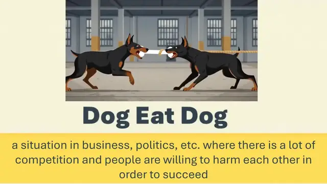 Video thumbnail for Dog Eat Dog Meaning | Learn This Powerful English Idiom About Competition