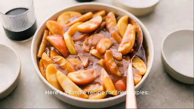 Video thumbnail for fried apples recipe
